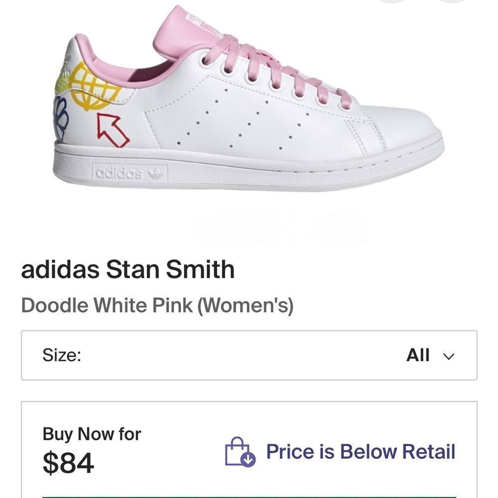 Adidas Stan Smith Sneakers Woman’s size 8